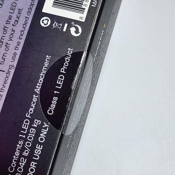 Hype Glow 7 Color LED Light Changing Glow Shower Stream Water Faucet Tap Kit - Picture 12 of 12